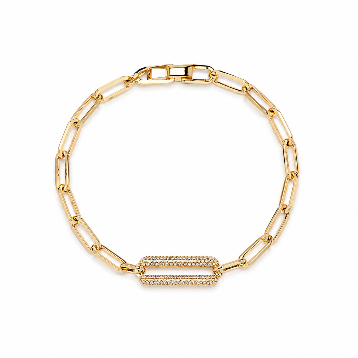 Pavé Link Bracelet